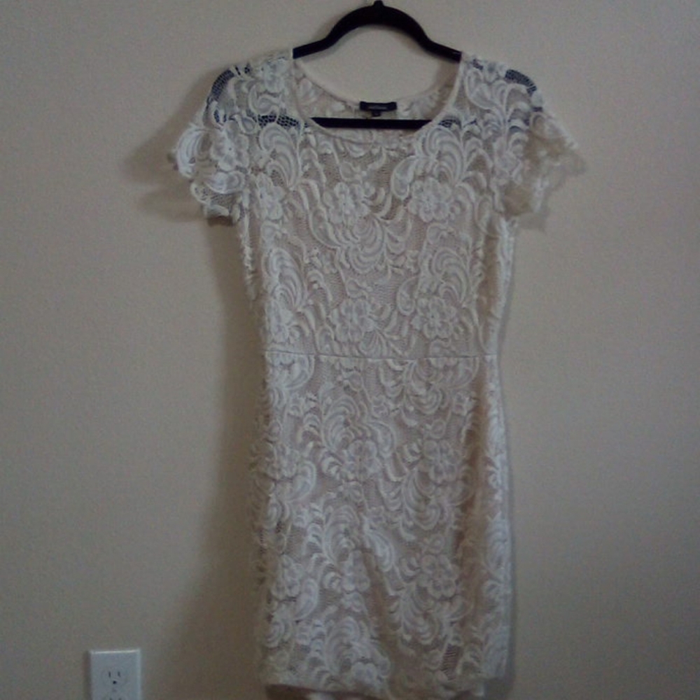 White Lace ambiance dress